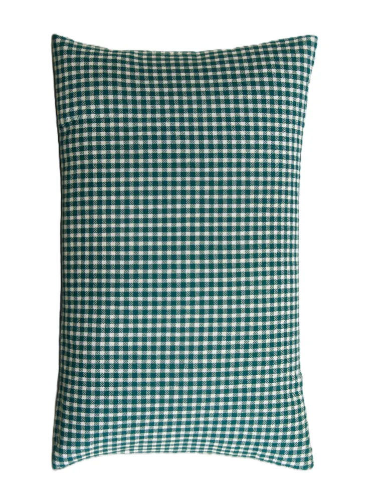Pure Cotton Check Pattern Pillow Cover